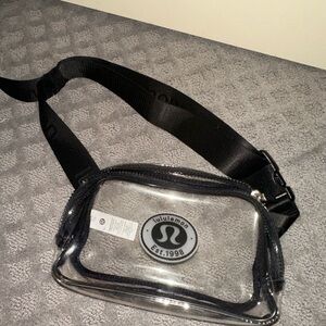 lululemon athletica Black and Gray Belt Bag